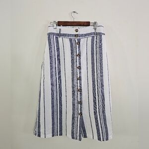 C&C California 100% Linen Skirt Medium